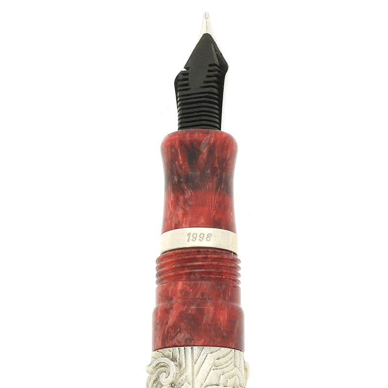 1998 MONTEGRAPPA ORIENTAL ZODIAC DRAGON STERLING LIMITED EDITION FOUNT