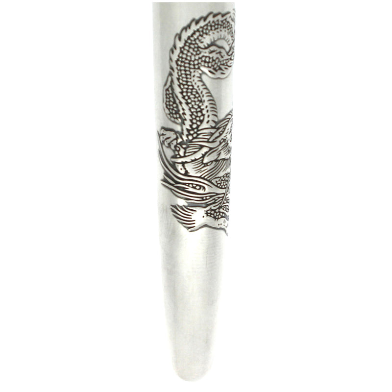 1998 NAMIKI STERLING COLLECTION DRAGON PATTERN FOUNTAIN PEN NEVER INKED OFFERED BY ANTIQUE DIGGER