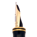 1998 PARKER DUOFOLD CENTENNIAL BLUE MARBLED 18K BROAD NIB FOUNTAIN PEN OFFERED BY ANTIQUE DIGGER