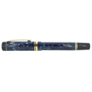 1998 PARKER DUOFOLD CENTENNIAL BLUE MARBLED 18K BROAD NIB FOUNTAIN PEN OFFERED BY ANTIQUE DIGGER