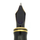 1998 PARKER DUOFOLD CENTENNIAL BLUE MARBLED 18K BROAD NIB FOUNTAIN PEN OFFERED BY ANTIQUE DIGGER