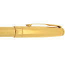 1998 PARKER SONNET CASCADE GOLD PATTERN 18K BROAD NIB FOUNTAIN PEN NEW OLD STOCK