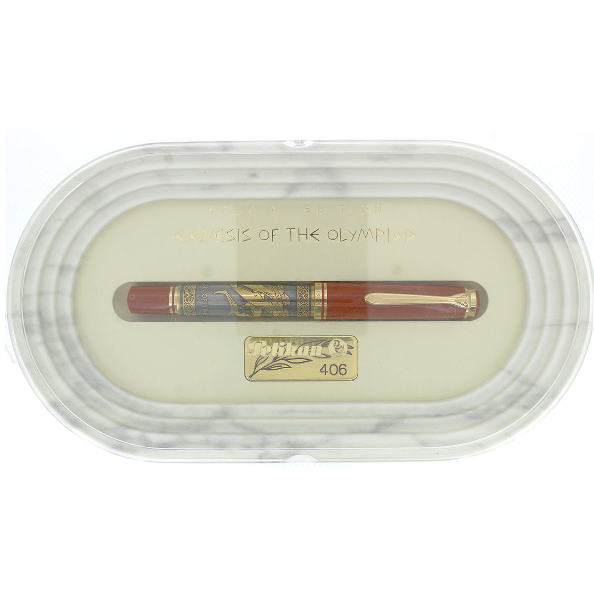 1998 PELIKAN GENESIS OF THE OLYMPIAD LIMITED EDITION 406 FOUNTAIN PEN