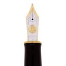 1998 PELIKAN M1000 GREEN STRIPE 18K MED ULTRA SMOOTH NIB FOUNTAIN PEN OFFERED BY ANTIQUE DIGGER