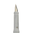 STICKERED CIRCA 1998 ROTRING 600 FOR LEVENGER SILVER MEDIUM NIB FOUNTAIN PEN NEVER INKED MINT BOXED OFFERED BY ANTIQUE DIGGER