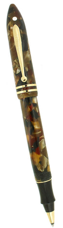 CIRCA 1998 SHEAFFER BALANCE II AMBER GLOW ROLLERBALL PEN NEW REFILL OFFERED BY ANTIQUE DIGGER