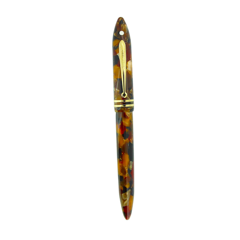 シェーファー バランス アンバーグロー EF 1998 SHEAFFER AMBER GLOW SPECIAL EDITION BALANCE II 18K MED NIB FOUNTA