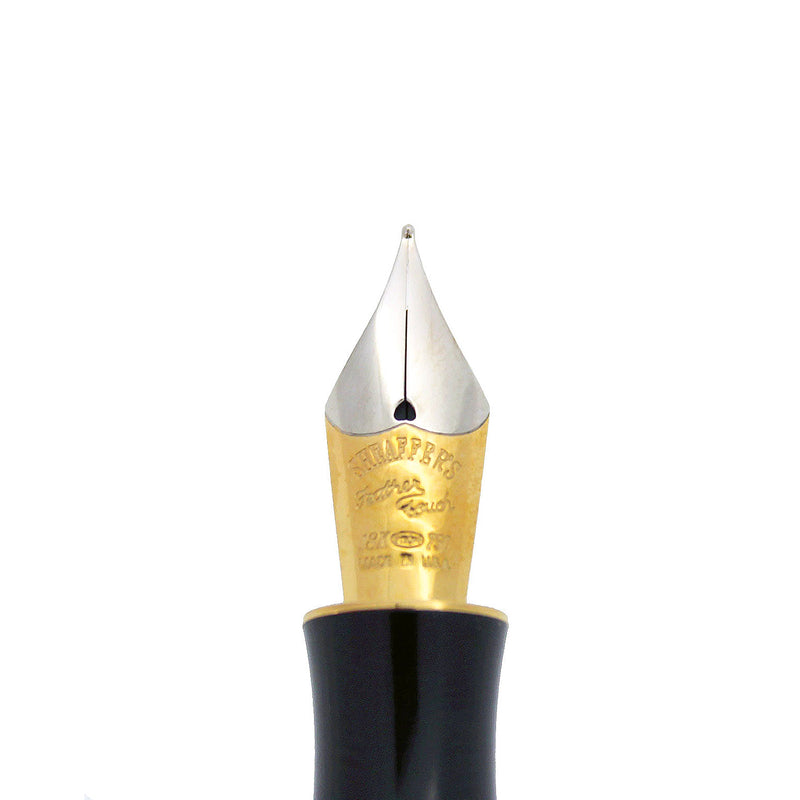 1998 SHEAFFER AMBER GLOW SPECIAL EDITION BALANCE II 18K MED NIB FOUNTA
