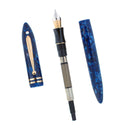 CIRCA 1998 SHEAFFER BALANCE II COBALT GLOW 18K MED NIB FOUNTAIN PEN NEVER INKED OFFERED BY ANTIQUE DIGGER