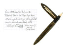 CIRCA 1998 SHEAFFER BALANCE II TIGER EYE ROLLERBALL PEN NEW REFILL OFFERED BY ANTIQUE DIGGER