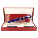 1998 SHEAFFER CONNAISSEUR MEDITERRANEAN BLUE 14K MED NIB FOUNTAIN PEN NEVER INKED OFFERED BY ANTIQUE DIGGER
