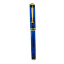 1998 SHEAFFER CONNAISSEUR MEDITERRANEAN BLUE 14K MED NIB FOUNTAIN PEN NEVER INKED OFFERED BY ANTIQUE DIGGER
