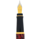 2003 WATERMAN EXPERT II ORIENTAL RED LACQUER W/GOLD TRIM FINE NIB FOUNTAIN PEN NEVER INKED OFFERED BY ANTIQUE DIGGER