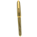 1999 CARTIER DANDY GOLD PLATE & BLACK LACQUER INLAY LIMITED EDITION 1530/1847 FOUNTAIN PEN OFFERED BY ANTIQUE DIGGER