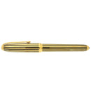 1999 CARTIER DANDY GOLD PLATE & BLACK LACQUER INLAY LIMITED EDITION 1530/1847 FOUNTAIN PEN OFFERED BY ANTIQUE DIGGER
