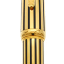 1999 CARTIER DANDY GOLD PLATE & BLACK LACQUER INLAY LIMITED EDITION 1530/1847 FOUNTAIN PEN OFFERED BY ANTIQUE DIGGER