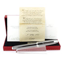 1999 CARTIER DANDY PLATINUM & BLACK LACQUER INLAY LIMITED EDITION 1752/1847 FOUNTAIN PEN OFFERED BY ANTIQUE DIGGER