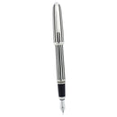 1999 CARTIER DANDY PLATINUM & BLACK LACQUER INLAY LIMITED EDITION 1752/1847 FOUNTAIN PEN OFFERED BY ANTIQUE DIGGER