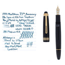 1999 MONTBLANC 75TH ANNIVERSARY 146 SPECIAL EDITION 18K MED NIB FOUNTAIN PEN OFFERED BY ANTIQUE DIGGER