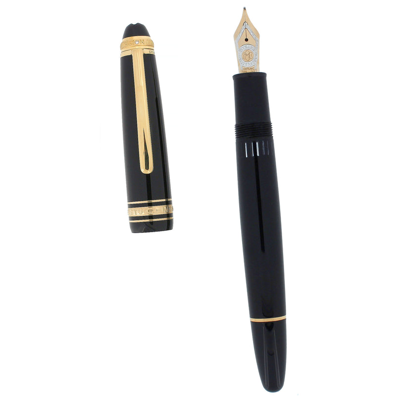 1999 MONTBLANC 75TH ANNIVERSARY 146 SPECIAL EDITION 18K MED NIB FOUNTAIN PEN OFFERED BY ANTIQUE DIGGER