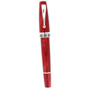 1999 MONTEGRAPPA HISTORIA RED STRIATED CELLULOID LIMITED EDITION FOUNTAIN PEN OFFERED BY ANTIQUE DIGGER