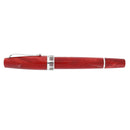1999 MONTEGRAPPA HISTORIA RED STRIATED CELLULOID LIMITED EDITION FOUNTAIN PEN OFFERED BY ANTIQUE DIGGER