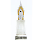 1999 MONTEGRAPPA HISTORIA RED STRIATED CELLULOID LIMITED EDITION FOUNTAIN PEN OFFERED BY ANTIQUE DIGGER