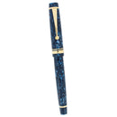 RARE NAMIKI CUSTOM IMPRESSIONS SAPPHIRE BLUE CELLULOID FOUNTAIN PEN NEVER INKED OFFERED BY ANTIQUE DIGGER