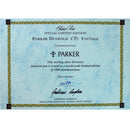 1999 PARKER DUOFOLD CLASSIC PENS CP5 VINTAGE LIMITED EDITION STERLING FOUNTAIN PEN OFFERED BY ANTIQUE DIGGER