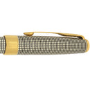 1999 PARKER SONNET CISELE STERLING SILVER FOUNTAIN PEN 18K FINE NIB NEVER INKED NEW IN BOX OFFERED BY ANTIQUE DIGGER