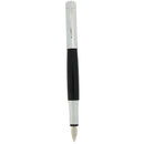 NEVER INKED 1999 ROTRING INITIAL BLACK AND SILVER FOUNTAIN PEN NEW OLD STOCK