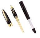 CIRCA 1999 SHEAFFER LEGACY I BLACK LAQUE 18K MED NIB FOUNTAIN PEN MINT OFFERED BY ANTIQUE DIGGER