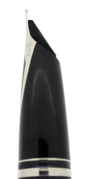 C1999 SHEAFFER LEGACY 2 LINEAR BLACK & PALLADIUM 18K MED NIB FOUNTAIN PEN NEVER INKED OFFERED BY ANTIQUE DIGGER