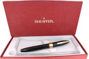 C1999 SHEAFFER LEGACY 2 BLACK LAQUE 18K MEDIUM NIB FOUNTAIN PEN NEVER INKED NOS OFFERED BY ANTIQUE DIGGER