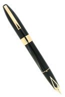 CIRCA 1999 SHEAFFER LEGACY 2 BLACK LAQUE 18K EXTRA-FINE NIB FOUNTAIN PEN NEVER INKED NOS