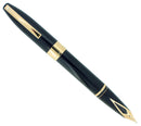 C1999 SHEAFFER LEGACY 2 BLACK LAQUE 18K MEDIUM NIB FOUNTAIN PEN NEVER INKED NOS