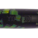 1990S TIBALDI BONONIA BLACK GREEN & GOLD CELLULOID FOUNTAIN PEN MINT OFFERED BY ANTIQUE DIGGER