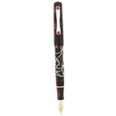 1999 VISCONTI RICHELIEU LIMITED EDITION 117/365 RUBIES AND STERLING SILVER FOUNTAIN PEN NEVER INKED OFFERED BY ANTIQUE DIGGER