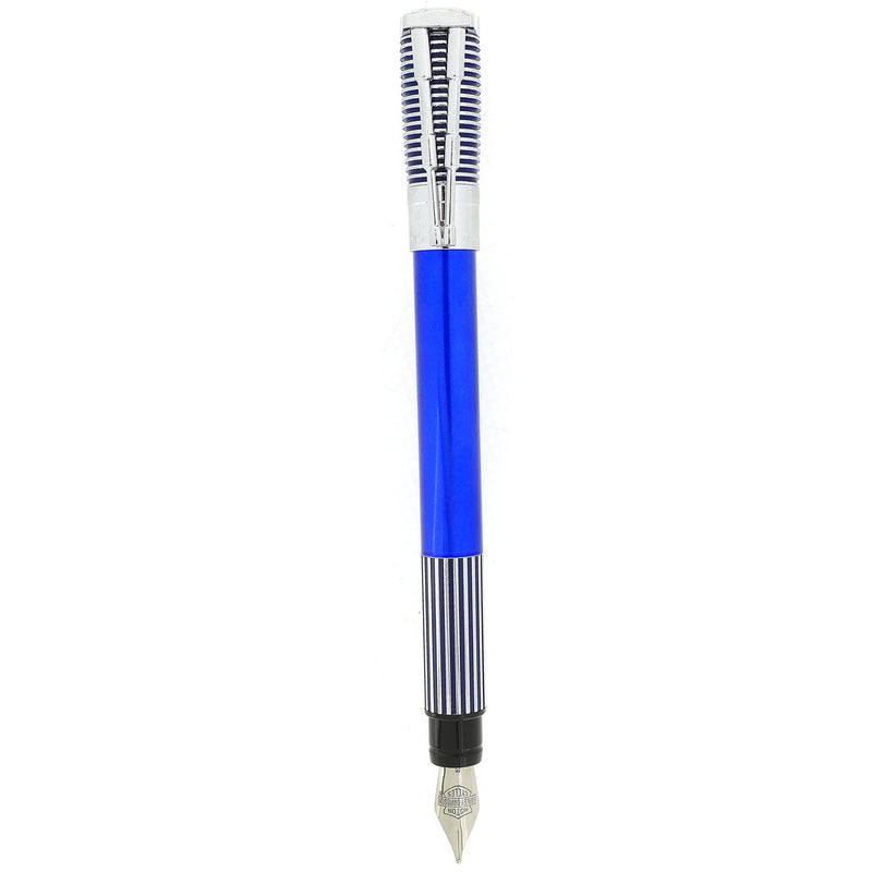 1999 WATERMAN BLUE & CHROME HARLEY DAVIDSON FOUNTAIN PEN IN GAS TANK B