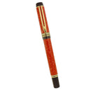 CIRCA 1992 WATERMAN PATRICIAN RED CORAL 18K FINE GLOBE NIB FOUNTAIN PEN OFFERED BY ANTIQUE DIGGER