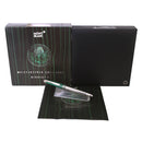 CIRCA 2000 MONTBLANC 144 CZAR NIKOLAI SOLITAIRE PLATINUM PLATED FOUNTAIN PEN NEVER INKED OFFERED BY ANTIQUE DIGGER