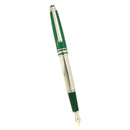 CIRCA 2000 MONTBLANC 144 CZAR NIKOLAI SOLITAIRE PLATINUM PLATED FOUNTAIN PEN NEVER INKED OFFERED BY ANTIQUE DIGGER