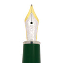 CIRCA 2000 MONTBLANC 144 CZAR NIKOLAI SOLITAIRE PLATINUM PLATED FOUNTAIN PEN NEVER INKED OFFERED BY ANTIQUE DIGGER