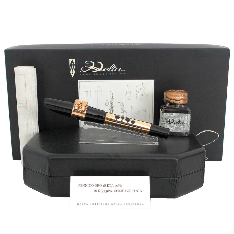 2000 DELTA ADOLFE SAX STERLING VERMEIL SPECIAL LIMITED EDITION FOUNTAIN PEN OFFERED BY ANTIQUE DIGGER