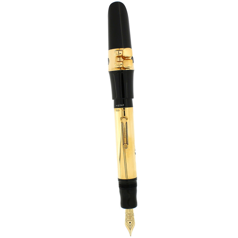 2000 DELTA ADOLFE SAX STERLING VERMEIL SPECIAL LIMITED EDITION FOUNTAIN PEN OFFERED BY ANTIQUE DIGGER