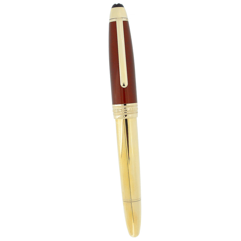 CIRCA 2000 MONTBLANC CITRINE 146 LEGRAND SOLITAIRE GOLD PLATED FOUNTAIN PEN OFFERED BY ANTIQUE DIGGER