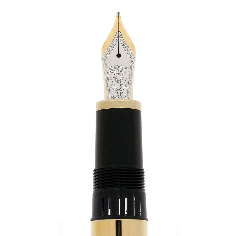 CIRCA 2000 MONTBLANC CITRINE 146 LEGRAND SOLITAIRE GOLD PLATED FOUNTAIN PEN OFFERED BY ANTIQUE DIGGER