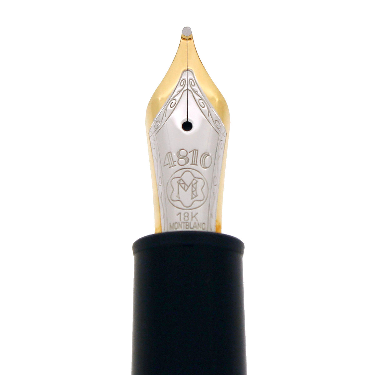 CIRCA 2000 MONTBLANC 146 SOLITAIRE SILVER FIBRE LEGRAND FOUNTAIN PEN M