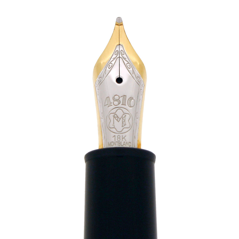 CIRCA 2000 MONTBLANC 146 SOLITAIRE SILVER FIBRE LEGRAND FOUNTAIN PEN MINT OFFERED BY ANTIQUE DIGGER