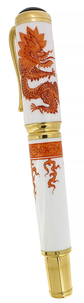 2000 MONTBLANC 888 YEAR OF THE GOLDEN DRAGON LIMITED EDITION FOUNTAIN